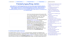 Desktop Screenshot of freistellungsauftrag.biz